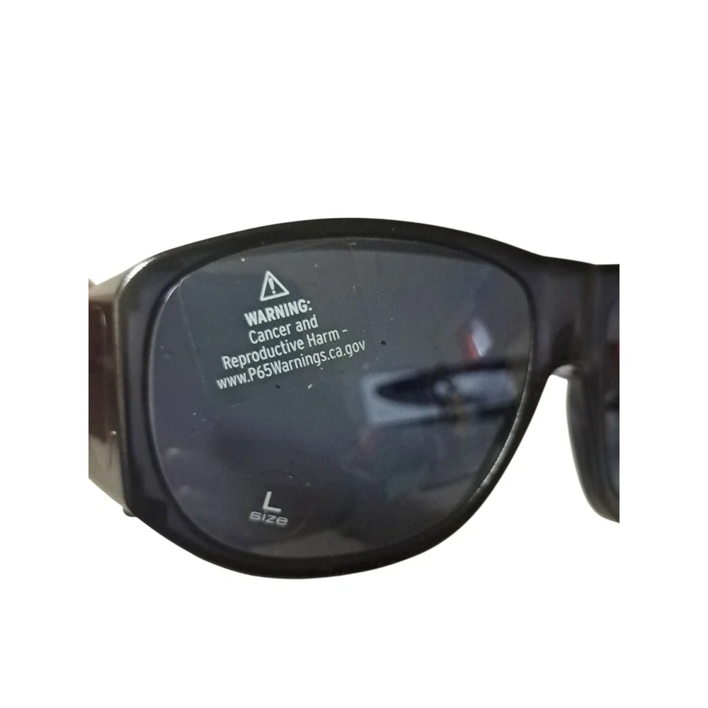 Solar Shield Polarized Fit Over Sunglasses,Size L‎ 100% UV, Black